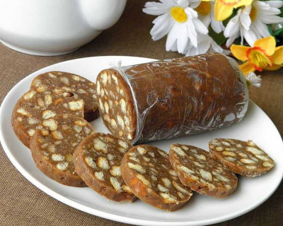 Шоколадная колбаса